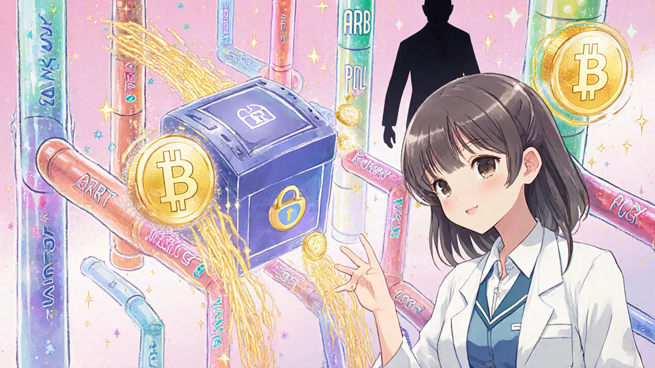 Fantasy pipelines show FARM tokens moving across ETH, ARB, POL with a sealed admin key shadow.