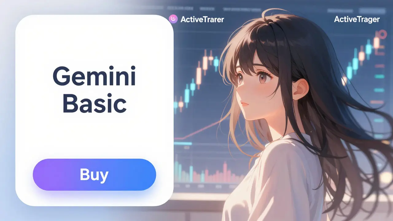 Comparison of a simple and a professional trading interface in shoujo manga style