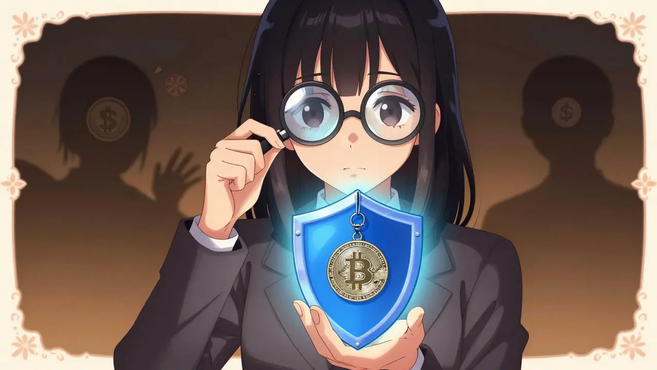 Character verifying crypto wallet security against shadowy threats