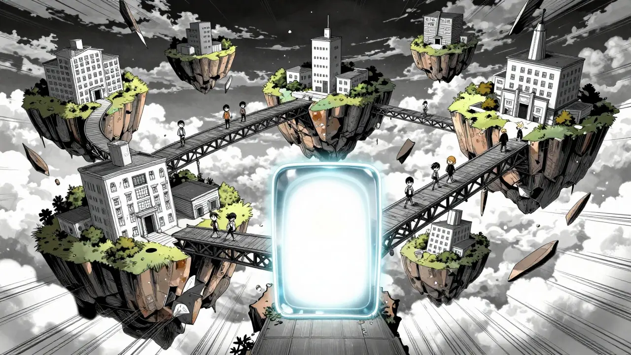 Fragmented blockchain islands with shaky bridges vs a safe omnichain portal