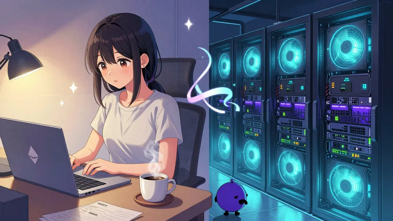 Manga comparison of a home laptop setup versus high-end GPU servers
